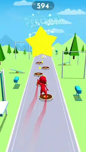 Play Trampoline 3D as an online game Trampoline 3D with UptoPlay