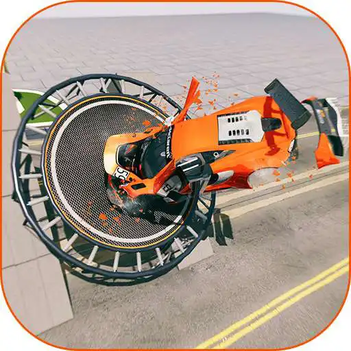 Play Trampoline Madness Crash - Beam Car Driving 3D APK