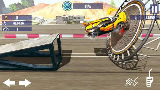 Play Trampoline Madness Crash - Beam Car Driving 3D  and enjoy Trampoline Madness Crash - Beam Car Driving 3D with UptoPlay