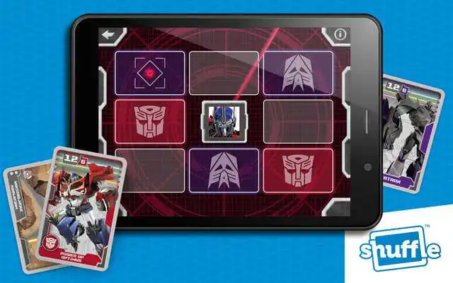 Play TransformersCards by Shuffle