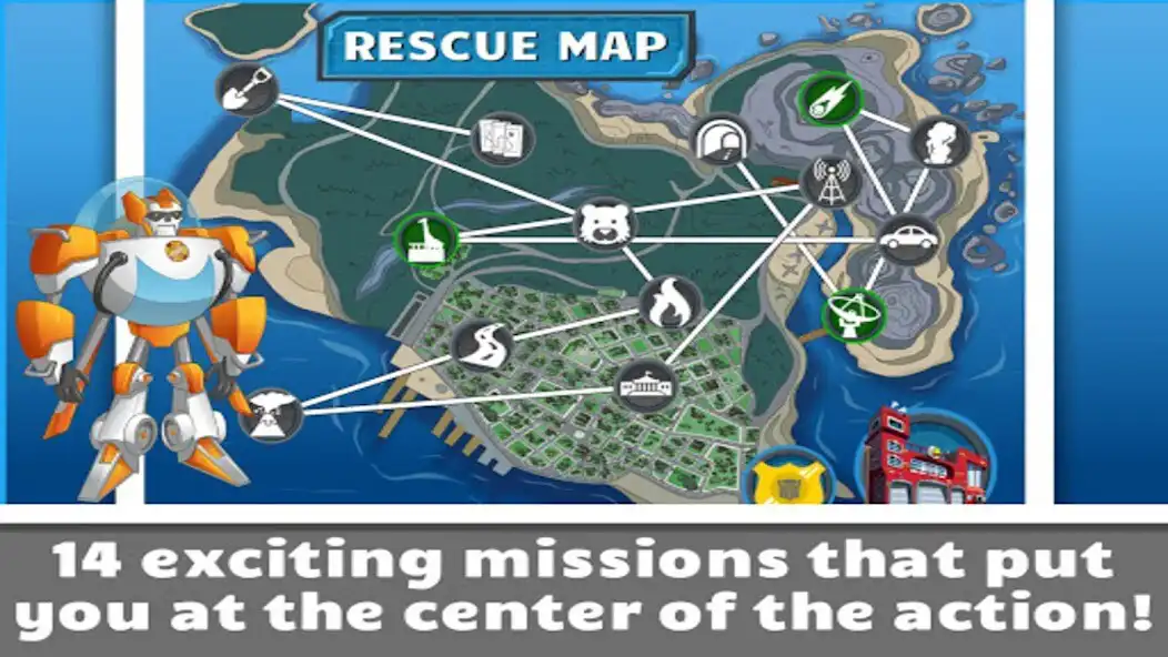 Play Transformers Rescue Bots:Save as an online game Transformers Rescue Bots:Save with UptoPlay