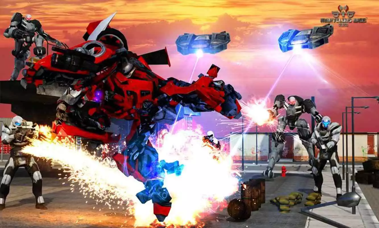 Play Transforming Furious Car Robot Immortal World War