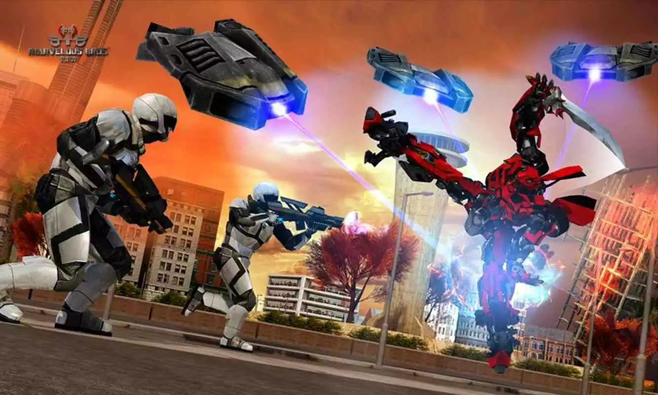 Play Transforming Furious Car Robot Immortal World War