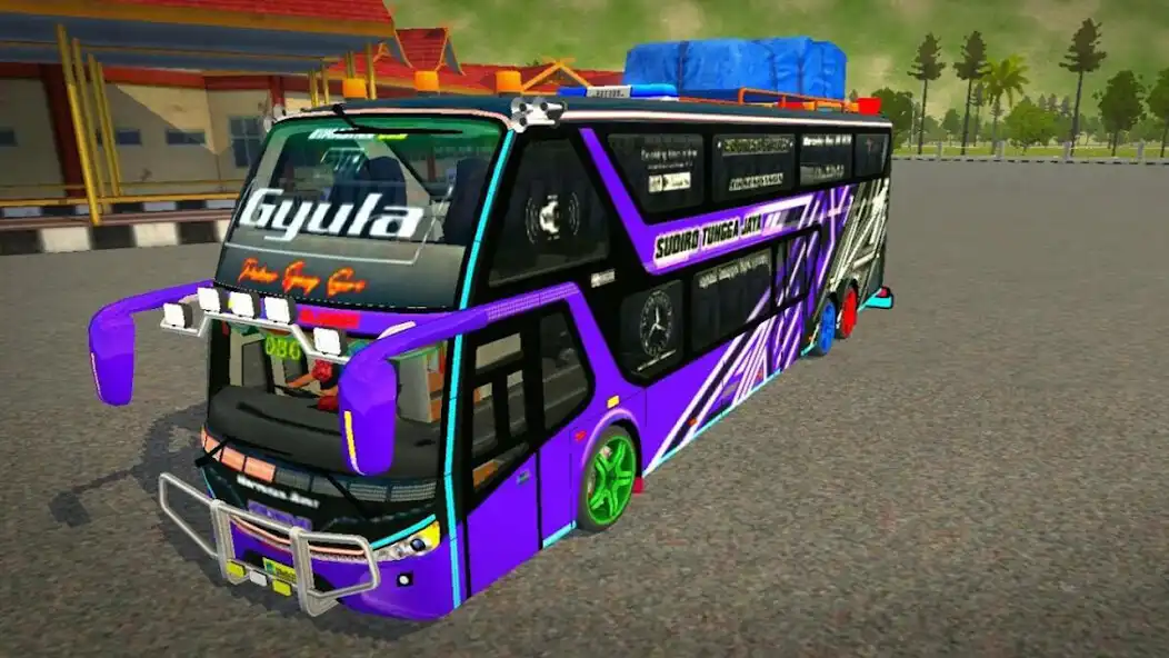 Play Trans Java Bus Simulator 3D as an online game Trans Java Bus Simulator 3D with UptoPlay