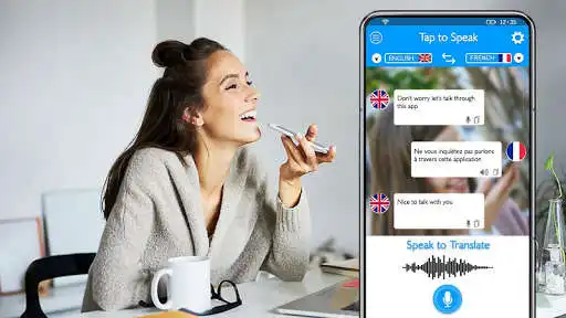 Play Translate All Language-Voice & Text translator app as an online game Translate All Language-Voice & Text translator app with UptoPlay
