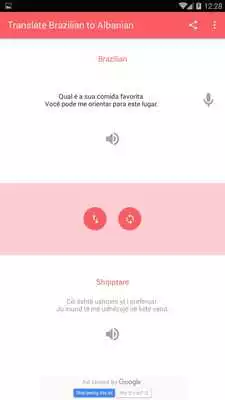 Play Translate Brazilian to Albanian