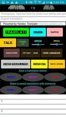 Play Translate - English/Portuguese