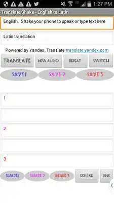 Play Translate English to Latin