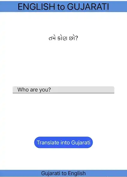 Play Translator English to Gujarati as an online game Translator English to Gujarati with UptoPlay