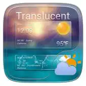 Free play online Translucent GO Weather Widget APK