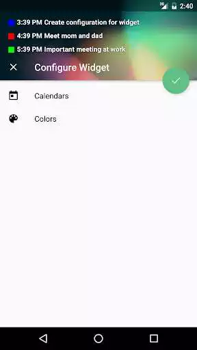Play Transparent Calendar Widget
