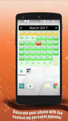 Play Transparent Calendar Widget
