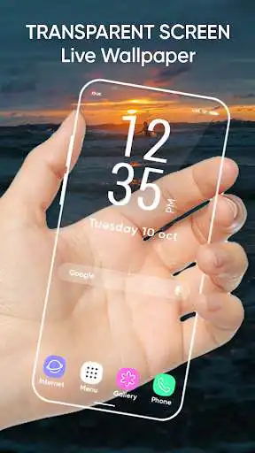 Play Transparent Screen Live Wallpaper : Free Wallpaper as an online game Transparent Screen Live Wallpaper : Free Wallpaper with UptoPlay