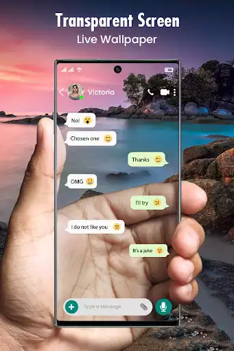 Play Transparent Screen Live Wallpaper as an online game Transparent Screen Live Wallpaper with UptoPlay