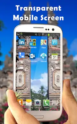 Play Transparent screen wallpaper