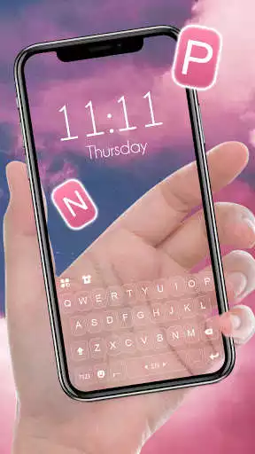 Play Transparent Sky Keyboard Background as an online game Transparent Sky Keyboard Background with UptoPlay