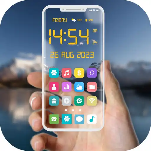 Play Transparent Wallpaper  Clock APK