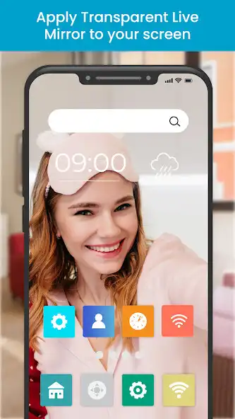 Play Transparent Wallpaper  Clock  and enjoy Transparent Wallpaper  Clock with UptoPlay