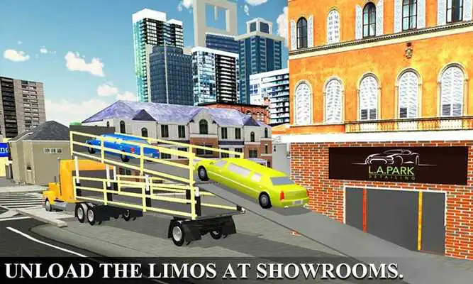 Play Transporter Truck Car Limo Sim