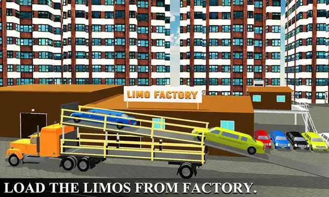 Play Transporter Truck Car Limo Sim