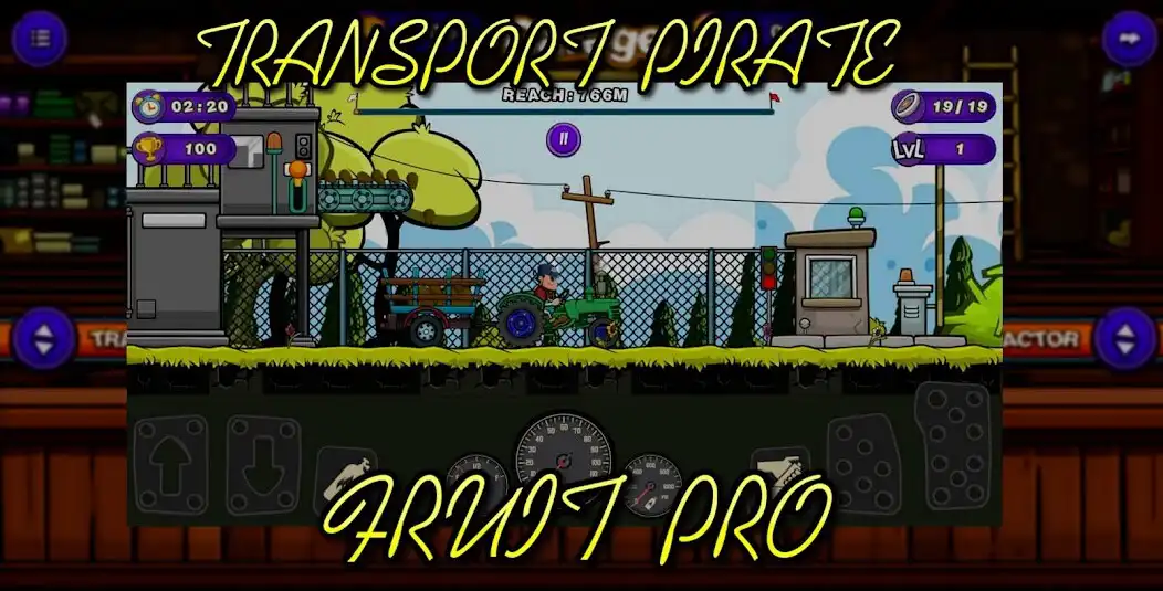 Play TRANSPORT PIRATE FRUIT PRO as an online game TRANSPORT PIRATE FRUIT PRO with UptoPlay
