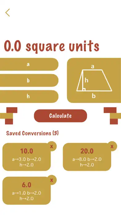 Play Trapezoid Area Calculator as an online game Trapezoid Area Calculator with UptoPlay
