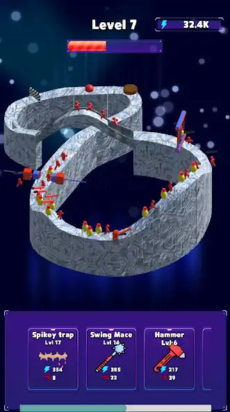 Play Trap Space 3D as an online game Trap Space 3D with UptoPlay