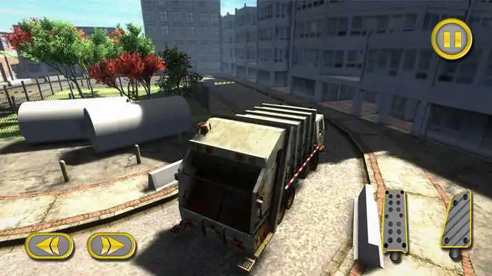 Play Trash Collector Truck Parking
