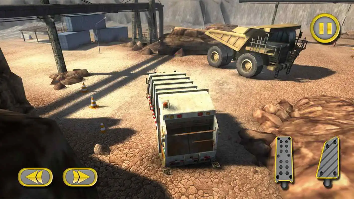 Play Trash Collector Truck Parking