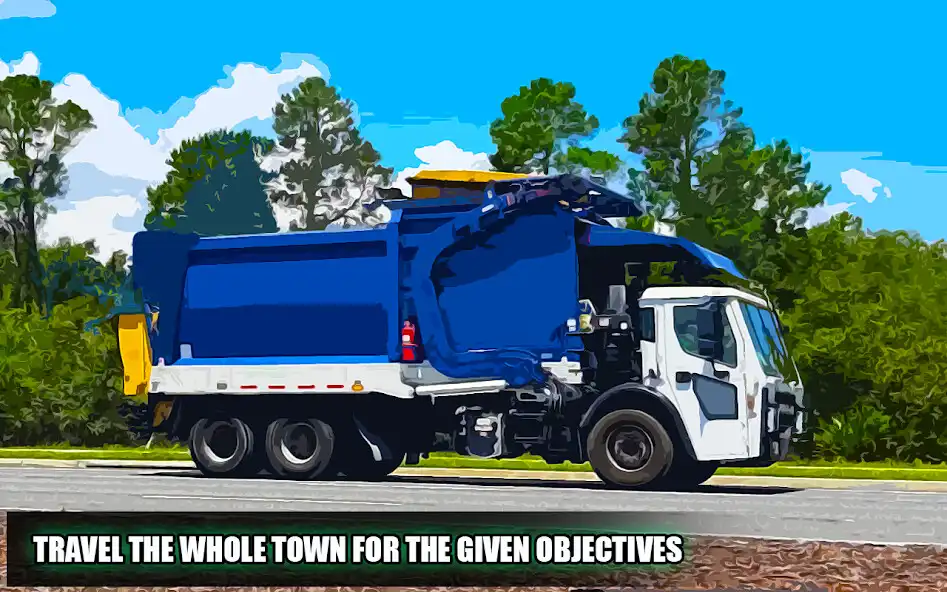 Play Trash Truck Game Garbage Truck as an online game Trash Truck Game Garbage Truck with UptoPlay