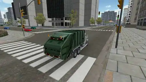 Play Trash Truck Simulator 2021 as an online game Trash Truck Simulator 2021 with UptoPlay