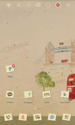 Play Travel London Launcher Theme