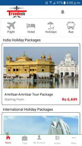 Play Travelosis - Flights, Hotels, Package & Bus  and enjoy Travelosis - Flights, Hotels, Package & Bus with UptoPlay