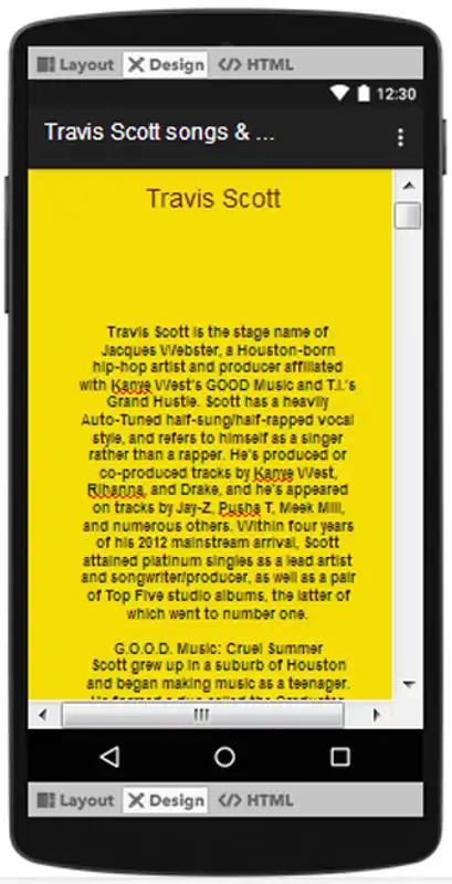 Play Travis Scott songs  lyrics, hot