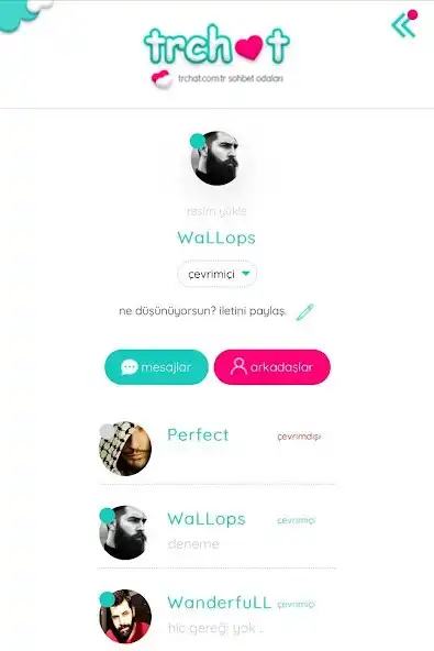 Play TRCHAT Sohbet ve Chat Uygulama as an online game TRCHAT Sohbet ve Chat Uygulama with UptoPlay
