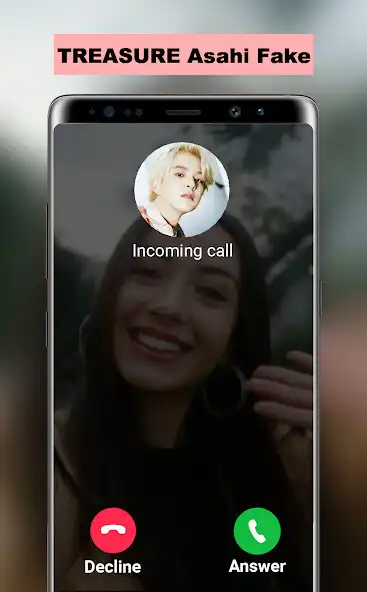 Play TREASURE Asahi Fake Call  and enjoy TREASURE Asahi Fake Call with UptoPlay