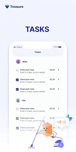 Play Treasure Card - Allowance and chore manager as an online game Treasure Card - Allowance and chore manager with UptoPlay