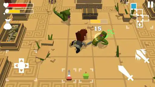Play Treasure Dungeon - Action RPG as an online game Treasure Dungeon - Action RPG with UptoPlay