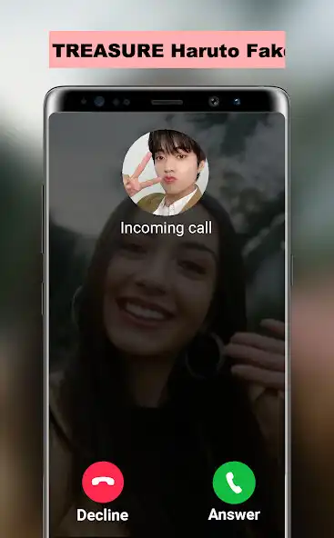 Play TREASURE Haruto Fake Call  and enjoy TREASURE Haruto Fake Call with UptoPlay