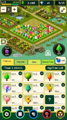 Play Tree Clicker : Idle Forest as an online game Tree Clicker : Idle Forest with UptoPlay
