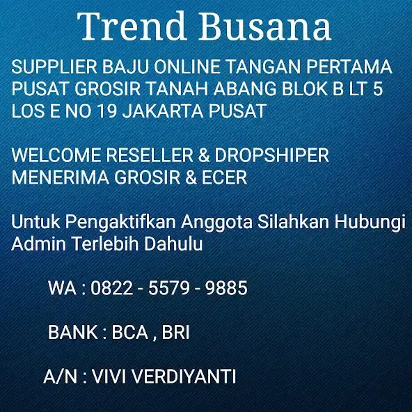 Play Trend Busana Online Shop Tanah Abang  and enjoy Trend Busana Online Shop Tanah Abang with UptoPlay