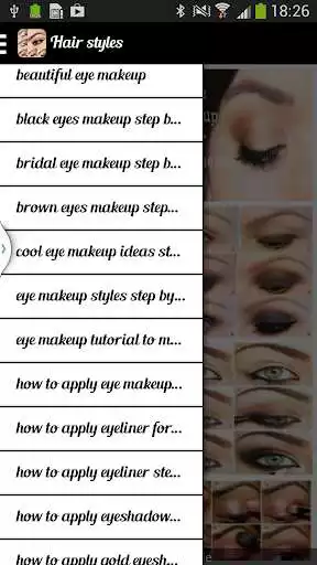 Play Trendy Eye Makeup Stepwise