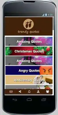Play Trendy Quote share on social