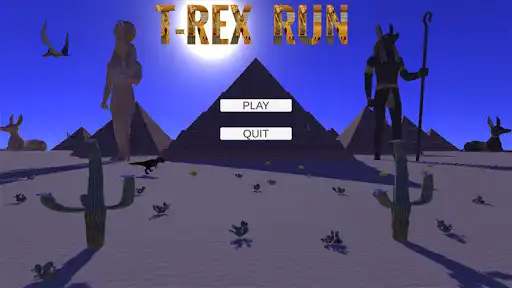 Play T-Rex Run 2.5D as an online game T-Rex Run 2.5D with UptoPlay