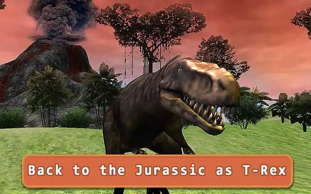 Play T-rex Simulator: Volcano World