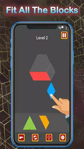 Play Triangle Blocks Puzzle Game as an online game Triangle Blocks Puzzle Game with UptoPlay