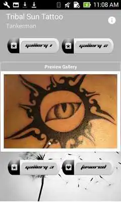 Play Tribal Sun Tattoo