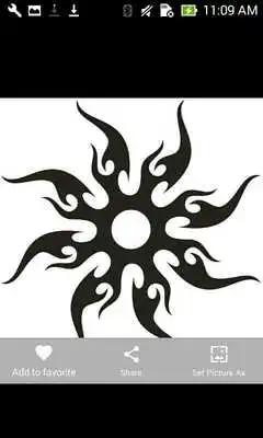 Play Tribal Sun Tattoo