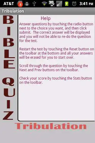Play Tribulation Bible Quiz as an online game Tribulation Bible Quiz with UptoPlay