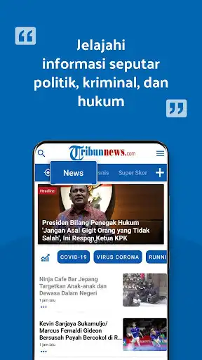 Play Tribunnews.com as an online game Tribunnews.com with UptoPlay